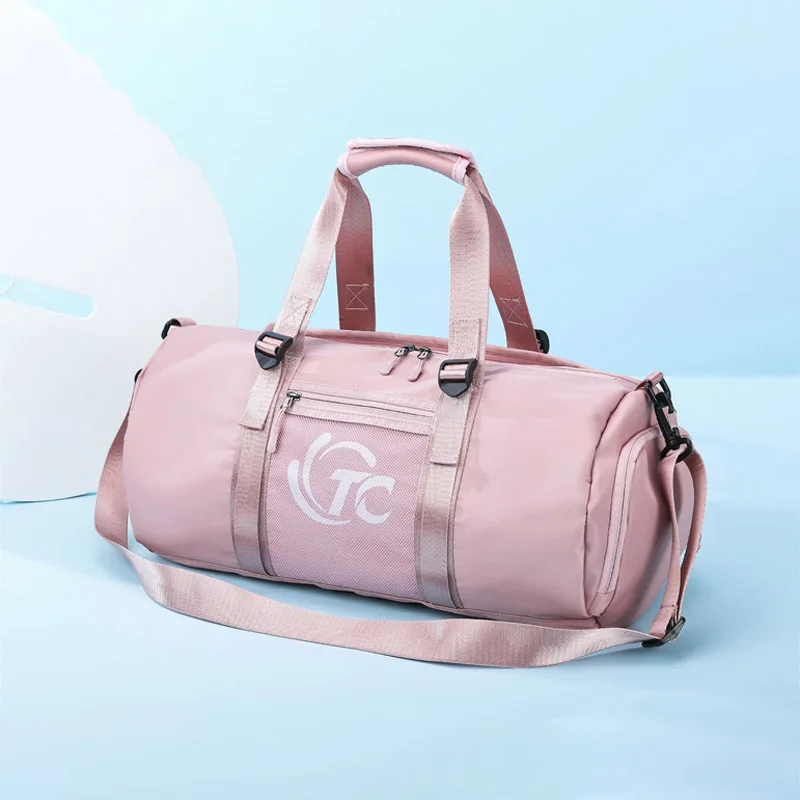 Нейлоновая сумка черная унисекс сухая влажная разделяющая повседневная