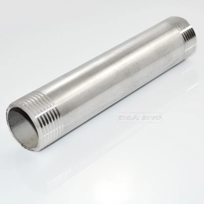 

Фитинги MEGAIRON BSPT 1-1/2 дюйма DN40 из нержавеющей стали SS304 с наружной резьбой, длина 150 мм