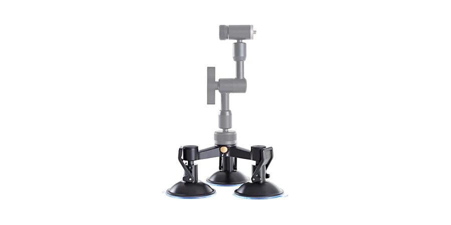 DJI Osmo тройное крепление на присоске основание 1/" Резьбовая резьба позволяет использовать различные аксессуары, совместимые с Osmo серии