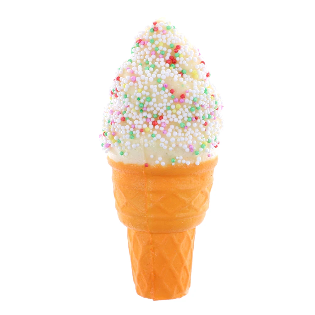 Milk Ice Cream Медленно поднимающийся сжимающий эластичный исцеляющий стресс игрушки антистресс игрушки яйцо молоко хлеб собака в банане лицо медведь говно гигантские игрушки - Цвет: Milk Ice Cream