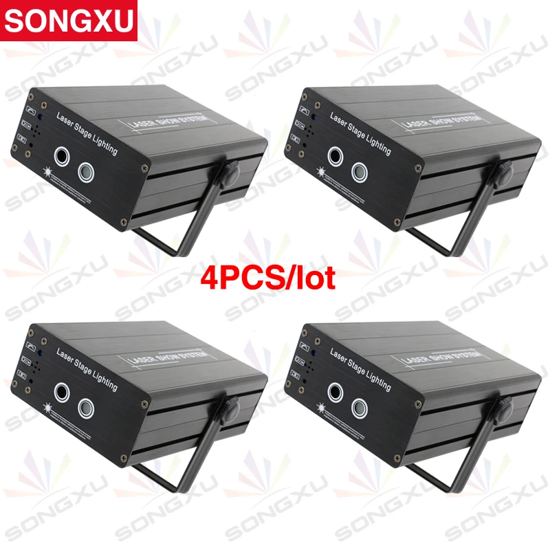 SONGXU 4pcs/lot 48 Patterns mini Laser Light Christmas Projector for Party KTV Home Nightclub Used/SX-RG88 | Лампы и освещение