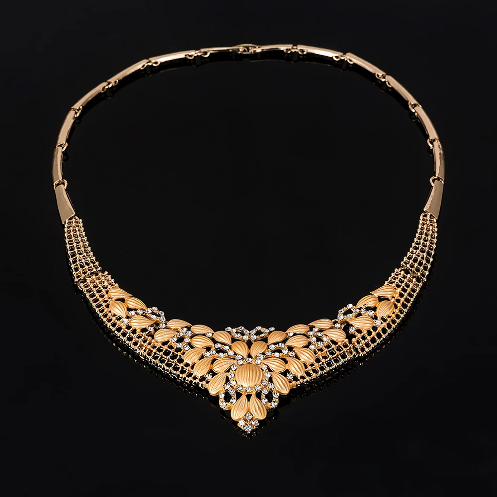 

MUKUN 2019Nigerian wedding woman accessories jewelry set Brand italian Bridal jewelry set dubai gold color jewelry set Wholesale