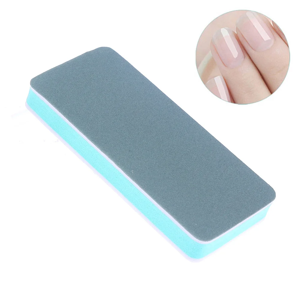 3 шт. пилка для ногтей двухсторонний шлифовальный буферный блок УФ-гель