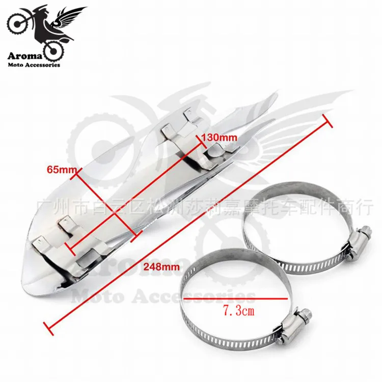 Индивидуальная огненная стильная мотоциклетная выхлопная крышка глушителя для