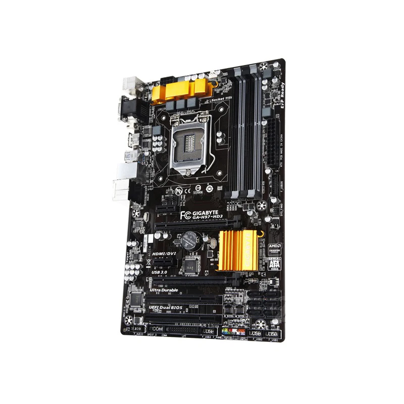 100% Gigabyte GA H97 HD3 материнская плата LGA1150 DDR3 USB 3 0 32G настольная системная D3H SATA III