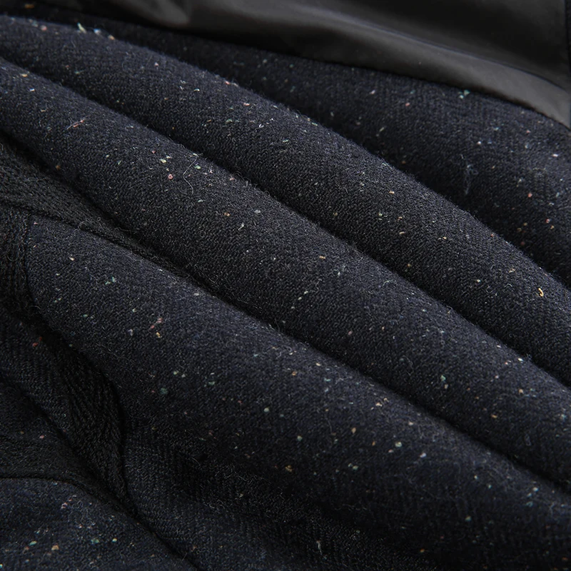 Viishow Новая мода куртка осень зима Для мужчин брендовая одежда темно синий парки