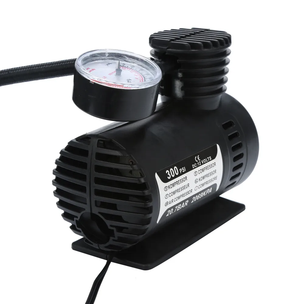 Компрессор 2019 12V Портативный мини воздушный компрессор 300 PSI автомобилей Ван