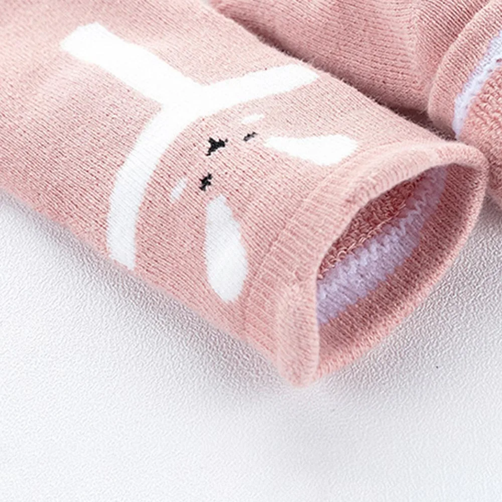 

0-3Years Baby Socks 3 Pairs Soft Socks Newborn Toddler Cotton Thick Loose Mouth Cartoon Autumn Winter Newborn Indoor Floor Sock