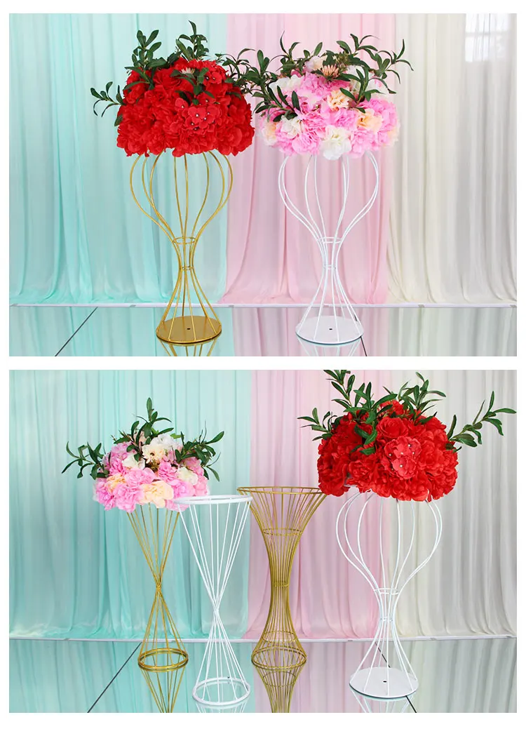 JAROWN Wedding Decoration Iron Flower Stand Stage Props Decor Road Sign Creative Flower Frame Photography Home Decoration