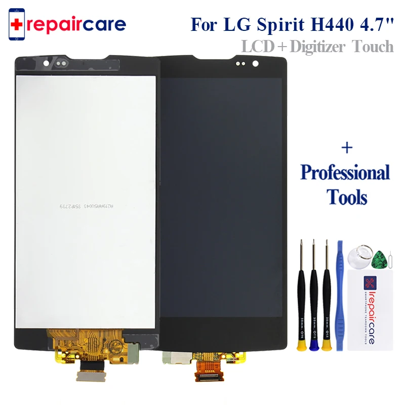 Для LG Spirit H440 ЖК дисплей H442 с сенсорным экраном дигитайзер в сборе 4 7 ''для H422