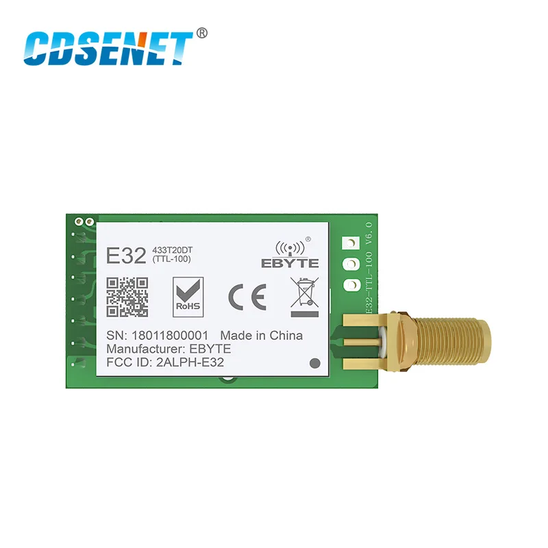 LoRa SX1278 433 МГц беспроводной радиочастотный модуль iot приемопередатчик CDSENET E32-433T20DT UART длинный диапазон 433 мгц радиочастотный передатчик приемник