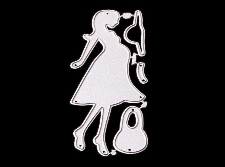 Металлические штампы для беременных женщин трафареты DIY скрапбукинга