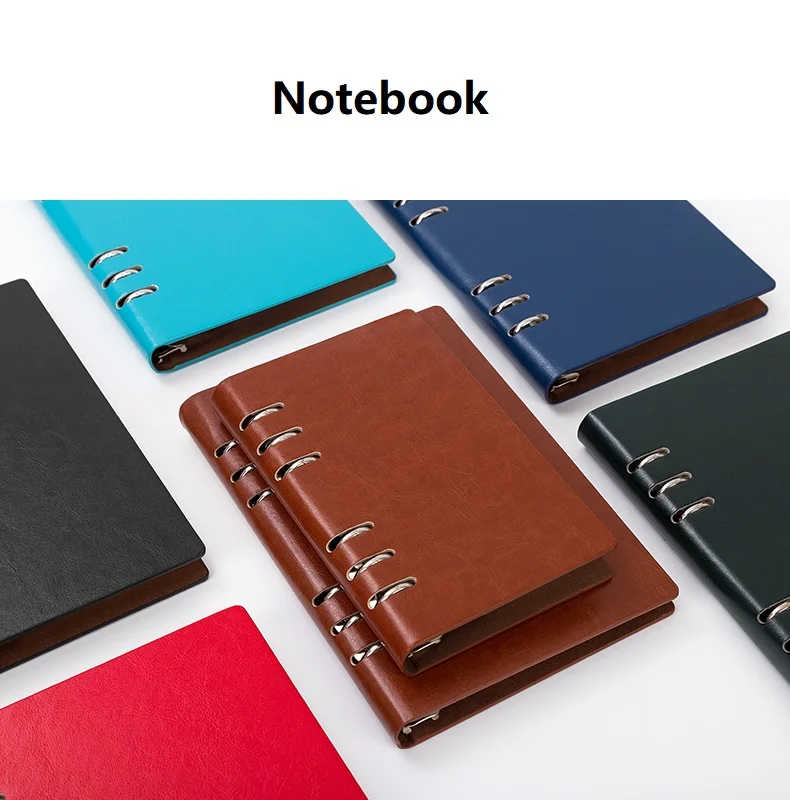 Notebook Notepad Loose-leaf Edition A5 B5 6 colors Pu chameleon Diary Business Notebook Cortex Planner Free shipping