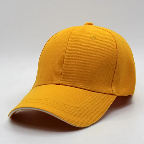 Мужская Бейсболка, Женская Бейсболка, кепка s Casquette, шапки для мужчин, одноцветная бейсболка Gorras Planas, однотонная бейсболка s - Цвет: yellow