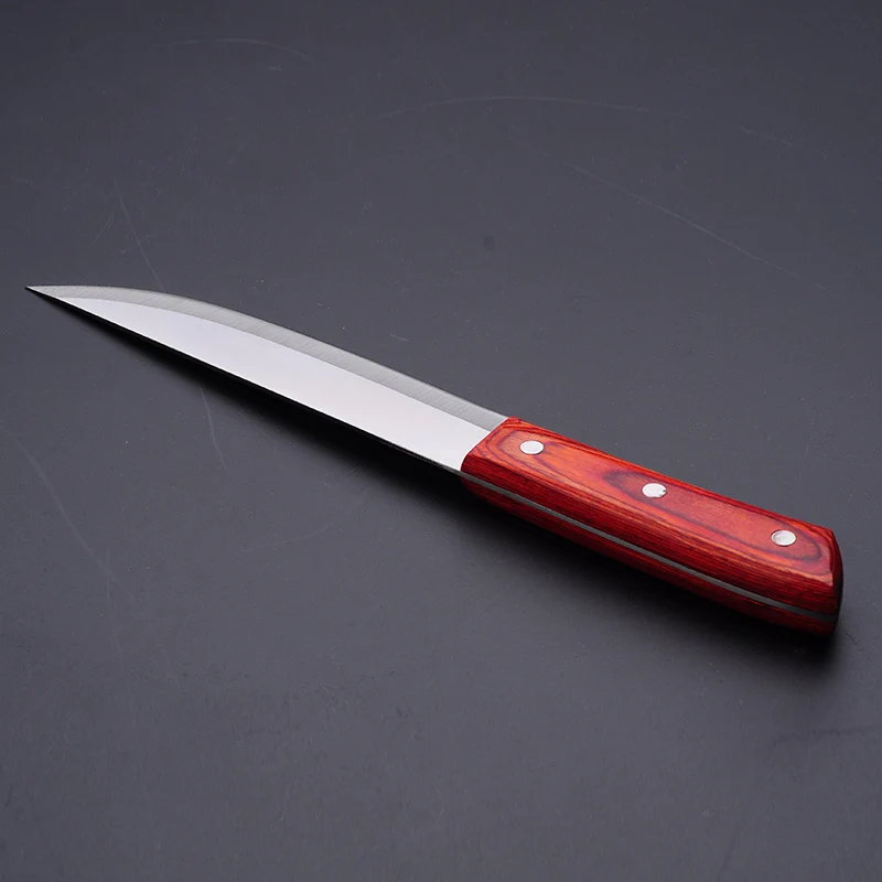 Бесплатная доставка кухонный нож ручной работы из углеродного сплава для
