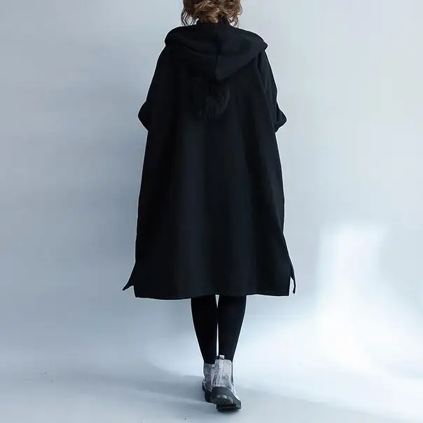 Плюс размер 5XL 6XL 2018 осенне зимняя женская длинная флисовая Верхняя одежда Топы