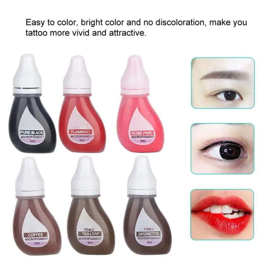 Пигмент для микроблейдинга с натуральным растительным экстрактом чернил