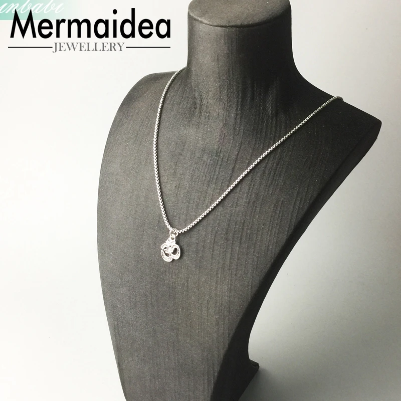 Ожерелье с подвеской в виде звеньев цепочки Подарок Йога AUM OM для мужчин и женщин