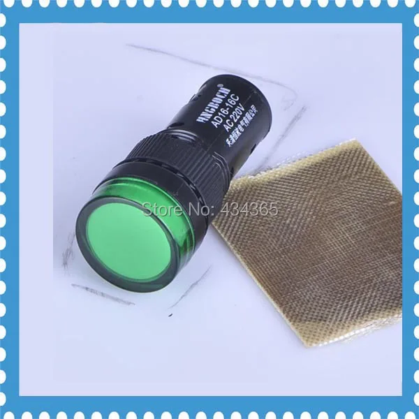 

AC 24V 16mm Светодиодный индикатор сигнальный свет AD16-16C