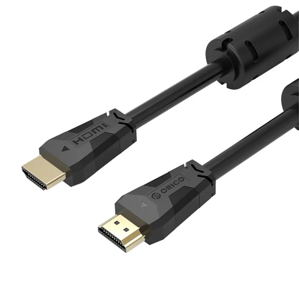 Кабель ORICO HDMI к HDMI от AM к Am 1080 P 4 K 3D HDMI2.0 кабель с магнитной петлей для ПК ноутбук планшетный проектор 8 M 10 M 12 M 15 M - Цвет: Черный
