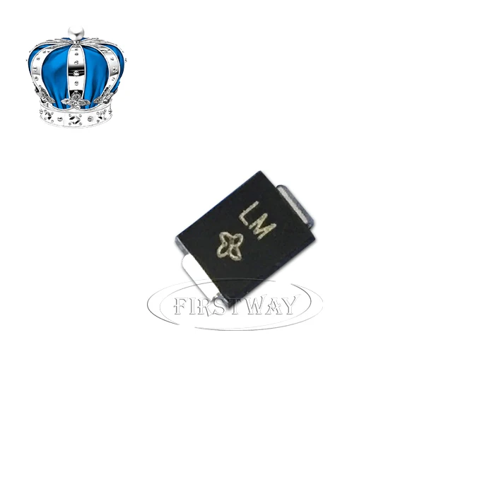 SMD трубка SMBJ15A DO 214AA шелкография LM 15V однонаправленный SMB переходное подавление