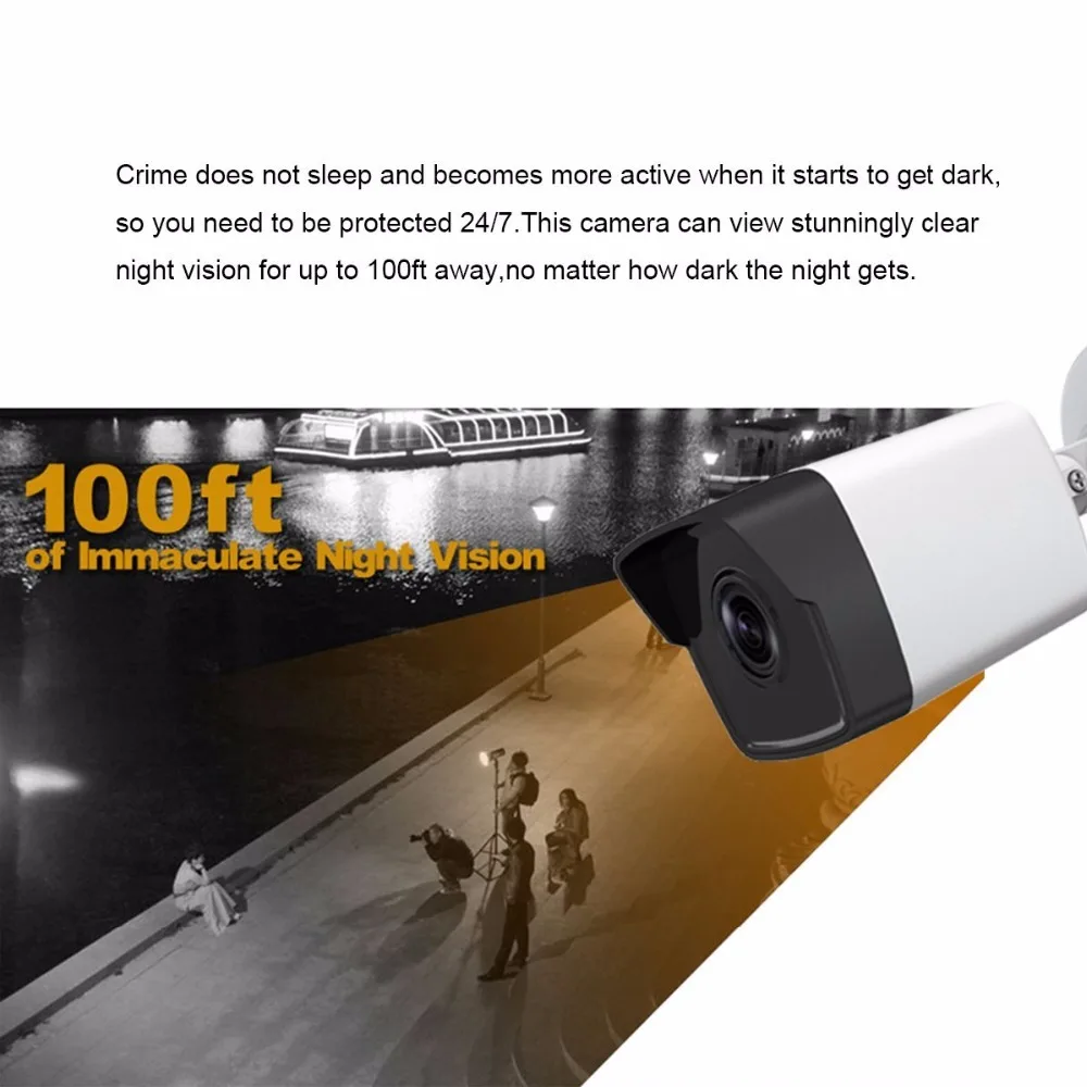 В наличии Hik Bullet IP камера наружная DS 2CD1021 I 2MP CMOS безопасности с днем и ночью версия