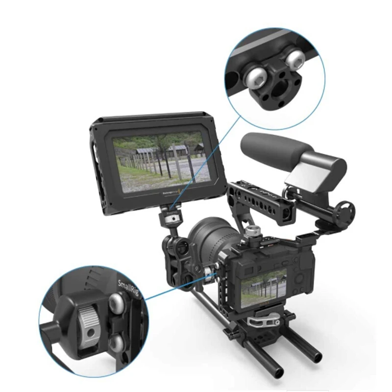 SmallRig пластина с мини Arri установочного отверстия для установки SmallRig Камера монитор клетки тарелки-2171