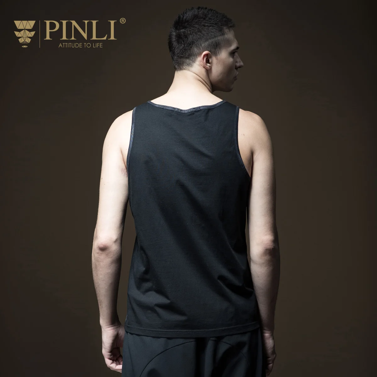 Мужской жилет с принтом Regatas летняя одежда для фитнеса Pinli 2019|printed vest|men underwear vestprinted