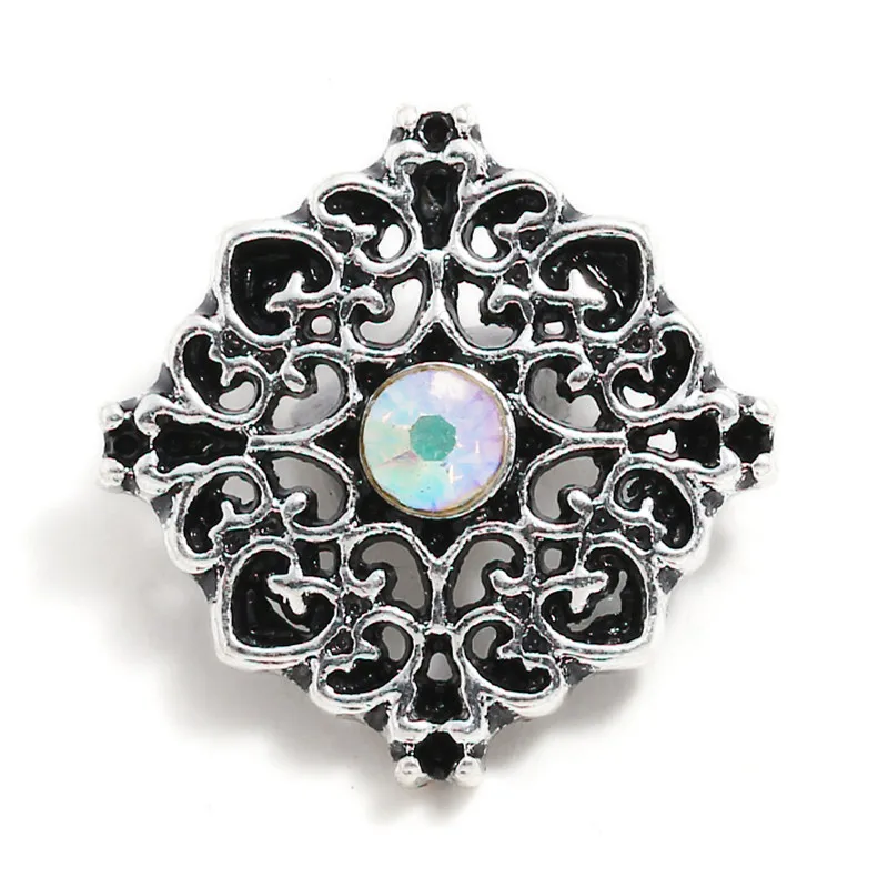 KZ1543 модные красивые круглые квадратные пустотелые металлические кнопки в форме