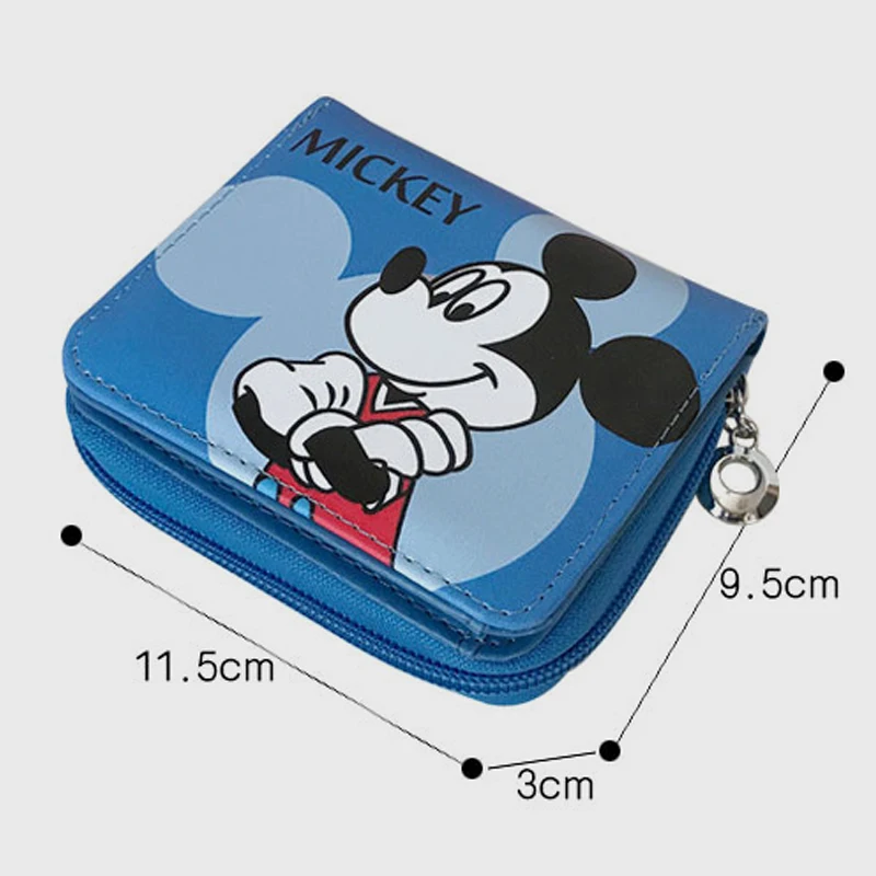 Женский кошелек Disney клатч с Микки Маусом для девочек и мальчиков отделением карт