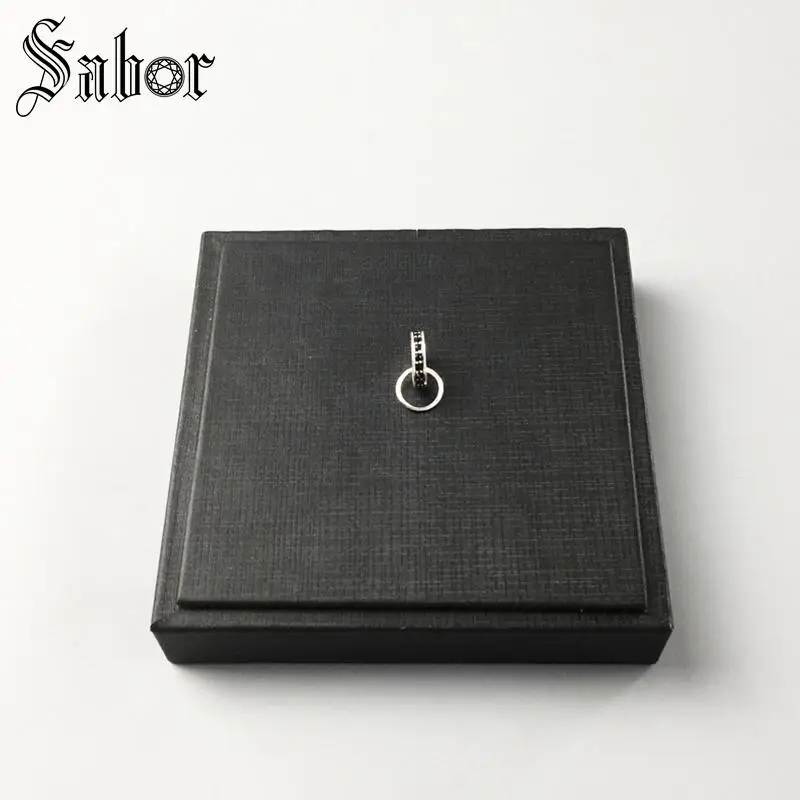 Black Pave Charm Carrier аксессуары Karma Jewelry хорошее ювелирное изделие для мужчин и женщин