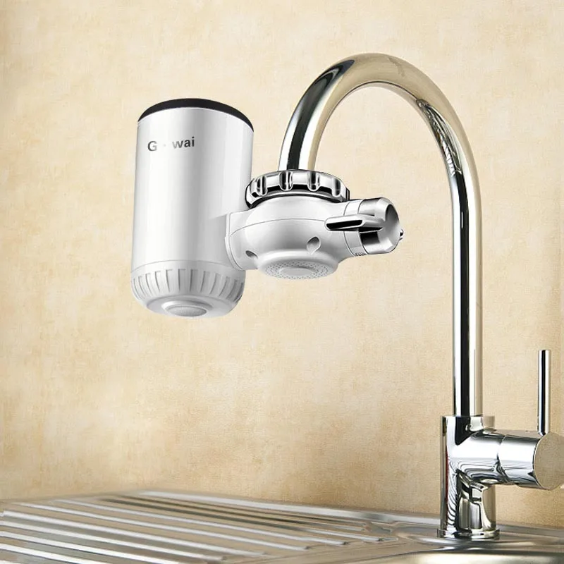 Кухонный кран мгновенный нагреватель воды быстрый Электрический вращение на 360