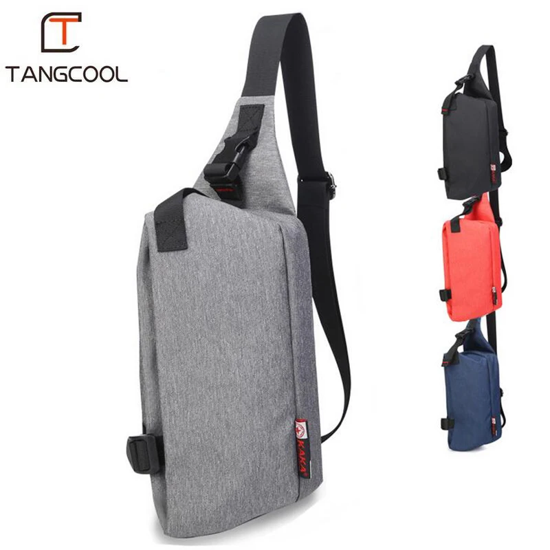 Tangcool 2018 Для мужчин груди Новый пакет дизайнер Crossbody сумка корейский стиль