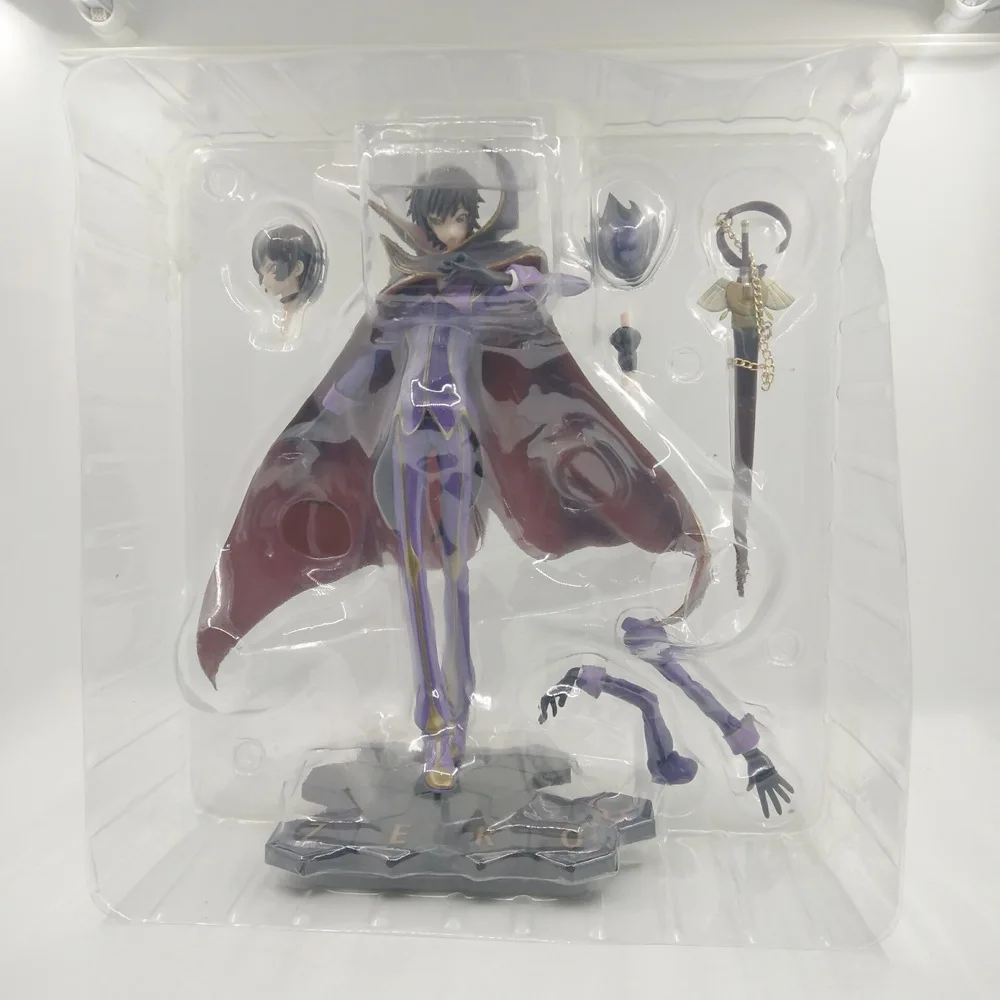 Код Geass фигурка Lelouch Vi Britannia Zero R2 Emperor Ver Lamperouge 27 см ПВХ Figuras Brinquedos модель|Игровые