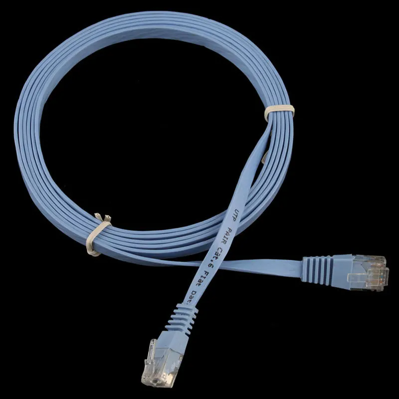 Новый 1/1. 5/2/3/5/10/15 м CAT6 CAT 6 плоский UTP Ethernet сетевой кабель RJ45 шнур #22812 #22815 #22816 #22817 #22818
