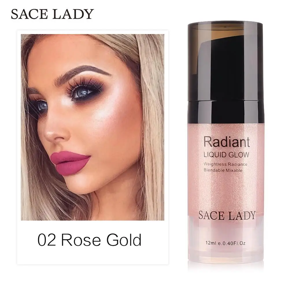 Купить 3 получить 1 подарок SACE LADY Face хайлайтер крем Сияющий макияж сияющий блеск
