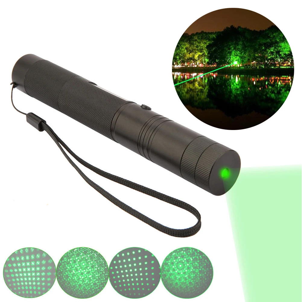 1 шт. светильник вспышка с зарядным устройством зеленый 532nm 50 мВт выходная