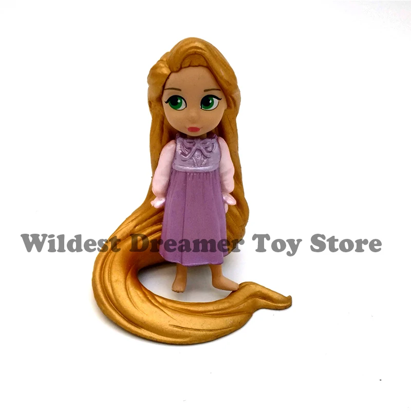 Disney 20 шт./компл. принцесса фигурки игрушки Рапунцель, Белоснежка Золушки Белоснежки Фея Рапунцель украшением в виде мягкой игрушки кролика Детский подарок