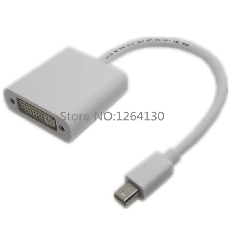 Новый мини-адаптер Displayport DP-DVI Пассивный видеокабель для MacBook Pro Air IMac 1080p |