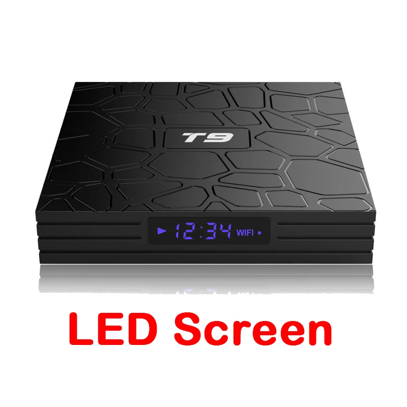 T9 Android 9 0 set top tv BOX Большой объем памяти 4 Гб оперативной 32 встроенной