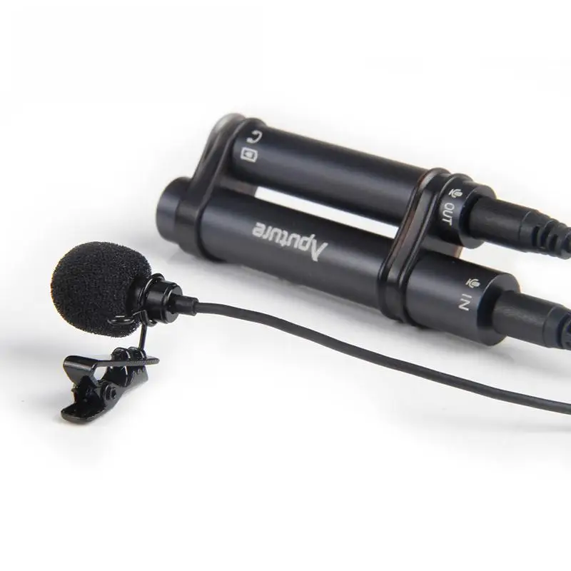A. lav Профессиональный всенаправленный петличный микрофон для мобильного