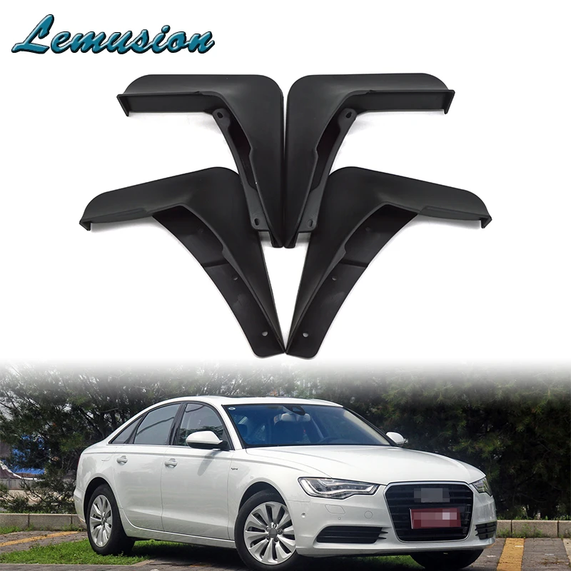1 комплект переднее заднее крыло автомобиля для Audi A6 C7 2011 2012 2013 седан брызговики аксессуары брызговик автомобиля-Стайлинг крыло