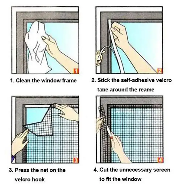 Черный против комаров и вредителей сетка для окна защита экрана 130 см x 150 | Дом сад
