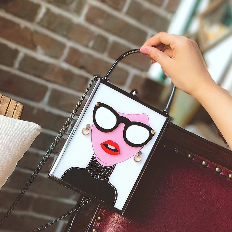 Модная сумка в коробке с героями мультфильмов женская сумочка мессенджер