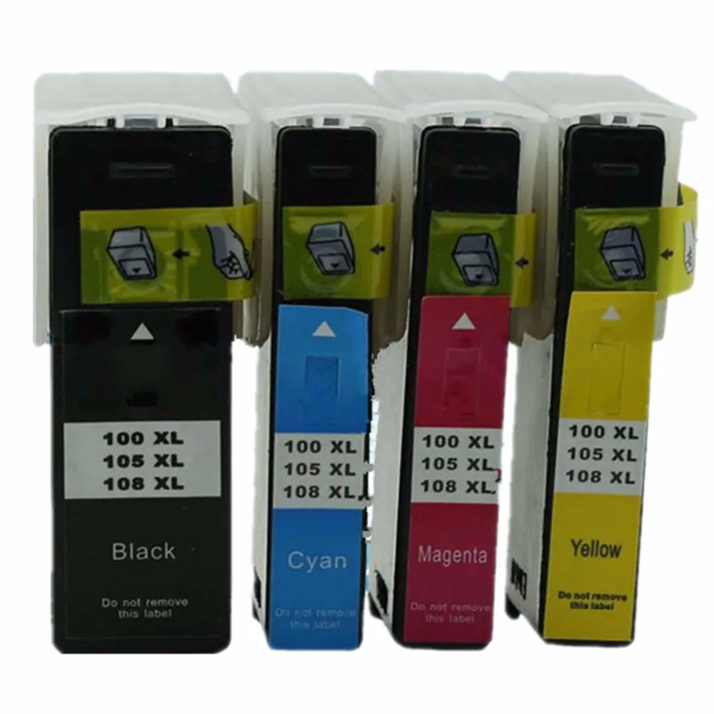 

100 105 108 LM100/105/108XL LM100 LM105 LM108 Ink Cartridges Replacement For Lexmark S405 S409 S505 S605 S308 S408 S508 Inkjet