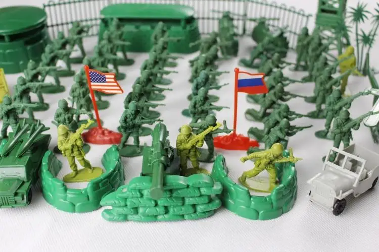 Бесплатная доставка 100 шт./лот Второй мировой войны мини-фигура soilders модель