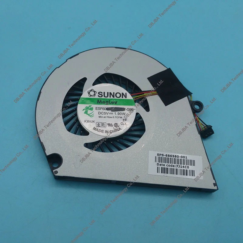 Новый вентилятор для ноутбука охлаждения HP Envy 6-1103TX ENVY6 6 1215TX 1216TX 1222TX 1221TX 1214TX 6-1000