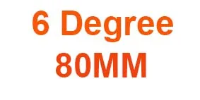 6 Degree 80mm FUTURE Racing FACE следующий сплав упакованный углеродный дорожный MTB велосипед Стволовые 6 градусов велосипедный стержень - Цвет: 6 Degree 80mm