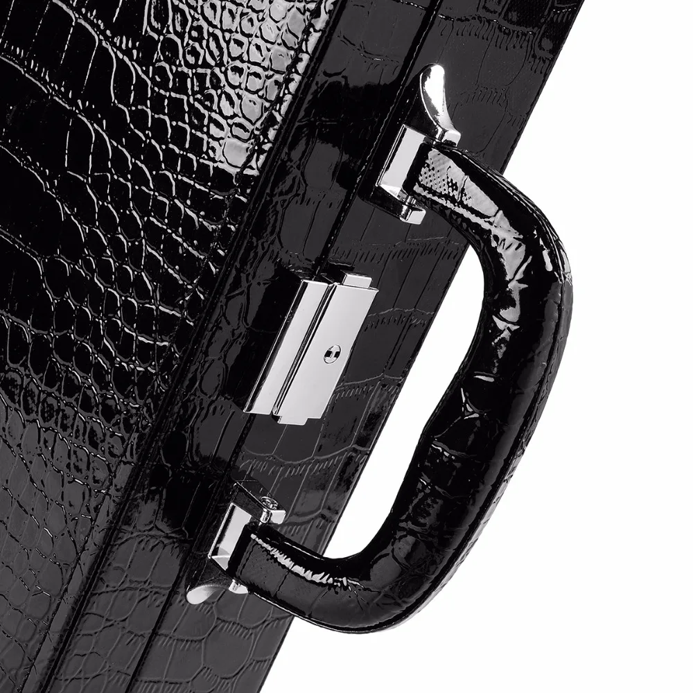 2017 искусственная кожа часы Дисплей Box 24 Сетка чехол для хранения ювелирных