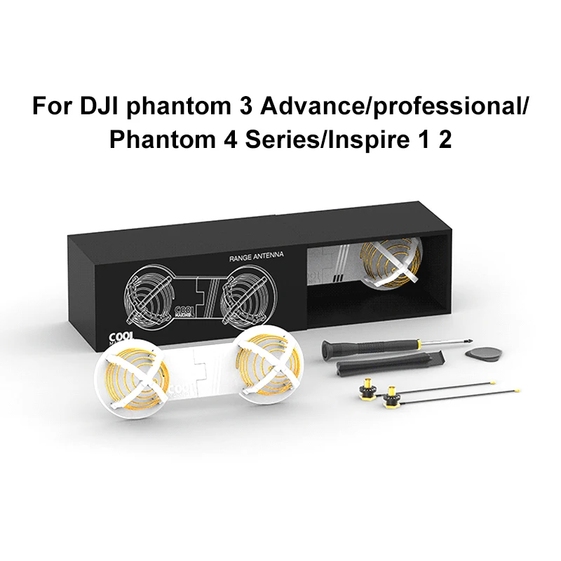 Белый DJI MAVIC 2 DJI SPARK PHANTOM 3/4/4PRO дистанционного Управление изменение 16DBi круговая поляризация антенны 2,4G& 5,8 ГБ двухполосный частоты - Цвет: Белый